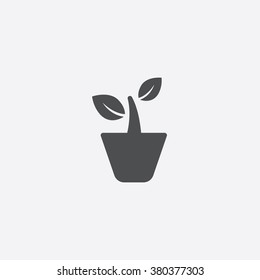 Vector houseplant Icon.