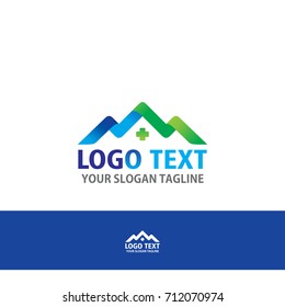 Vector Housing Or Residential Logo Company Design With A Modern Style, Used For Marketing House Logos, Residential Business.