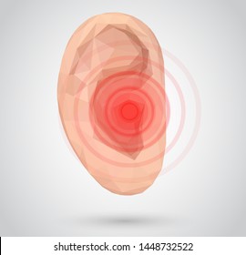 vector human ear. hearing treatment, therapy and prevention
