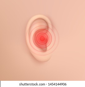 vector human ear. hearing treatment, therapy and prevention
