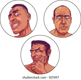Vector Humans Collection: Dark Emotions II