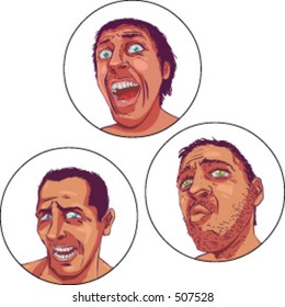 Vector Humans Collection: Dark Emotions III