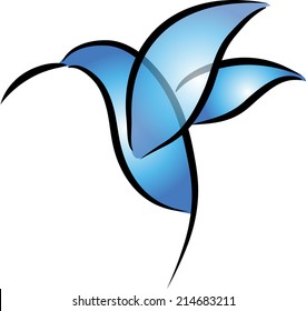 vector Hummingbird icon