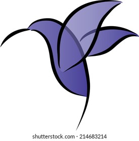 vector Hummingbird icon