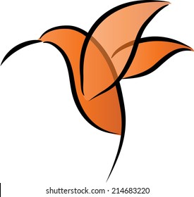 vector Hummingbird icon