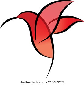 vector Hummingbird icon