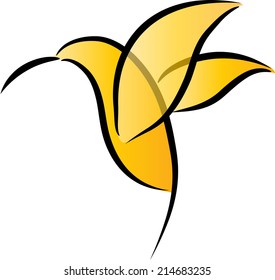 vector Hummingbird icon