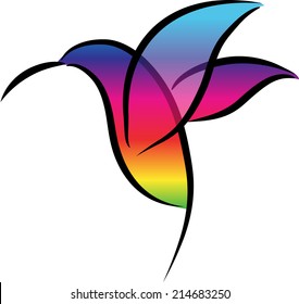 vector Hummingbird icon