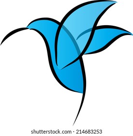 vector Hummingbird icon