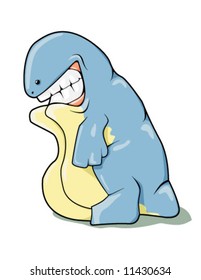 Vector humorous cartoon creature design