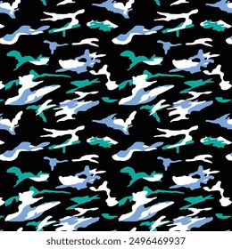 Vector Hunter Camouflage, Hunting Camo, Hunting Camouflage.suit Kurt digital design motif colourful 