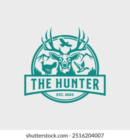 vetor hunter logo. inspiração logo