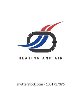 Vector del logotipo de HVAC con formato eps de diseño de símbolos de tubería, adecuado para sus necesidades de diseño, logotipo, ilustración, animación, etc.