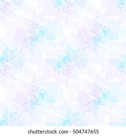 Vector ice background. Icy water pattern. Glass winter seamless backdrop.For new year and christmas. Pastel. Seamless.