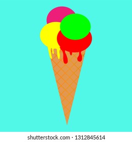 vector ice cream