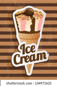 vector ice cream
