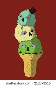 vector ice cream