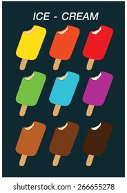 vector ice cream
