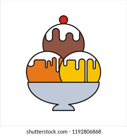 Vector ice cream collection