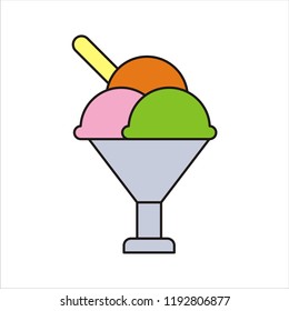 Vector ice cream collection