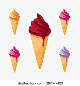 Vector Ice Cream Collection