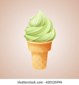 Vector Ice Cream Cone 
