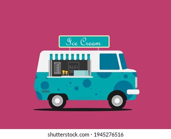 Vektoreis-Flachbild-Illustration