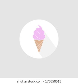Vector ice cream icon