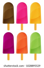 Vector ice cream illustration