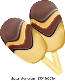 vector ice cream, illustration
