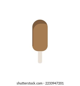 Vector ice cream. Vector illustration.