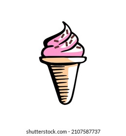 
vector ice cream for illustration for doodles, posters, murals, and other media