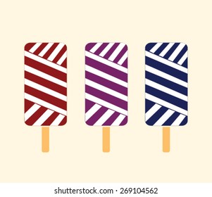 Vector ice cream illustrations