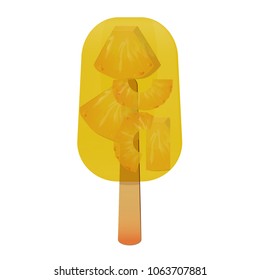 vector ice cream illustrations isolated on white