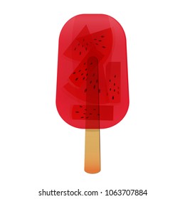 vector ice cream illustrations isolated on white