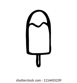 vector ice cream. isolated on white background