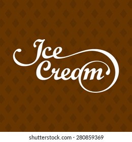 Vector Ice cream logo 