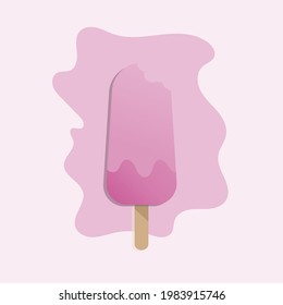 Vector ice cream rods or popsicle.