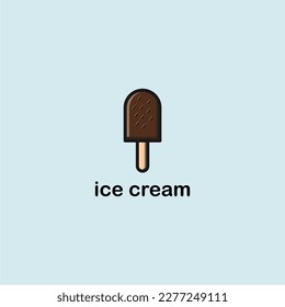 
Icono de barra de helado de vectores