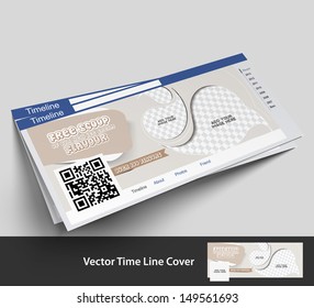 Vector Ice Cream Store Timeline Page Design Template