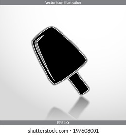 Vector ice cream web flat icon