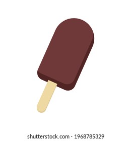 Vector ice creame. Food illustration. Decorative cute elements. Summer print.