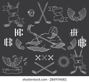 Vector Ice Hockey bundle for any use