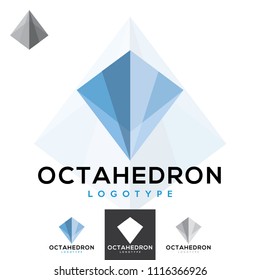 Vector Iceberg Mountain Reverse Pyramid Triangle Gem Transparent Spike Logo Icon Brand Symbol Sign Shape Corporate Identity Professional Modern Business Company