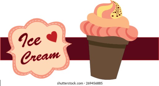 Vector icecream illustrations