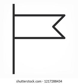 Vector icon флаг 10 EPS