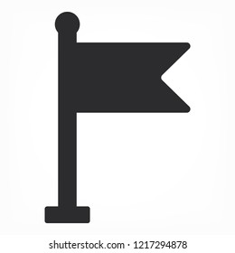 Vector icon флаг 10 EPS