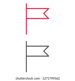 Vector icon флаг 10 EPS