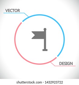 Vector icon флаг 10 EPS . Lorem Ipsum Illustration design