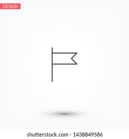 Vector icon флаг 10 EPS . Lorem Ipsum Illustration design